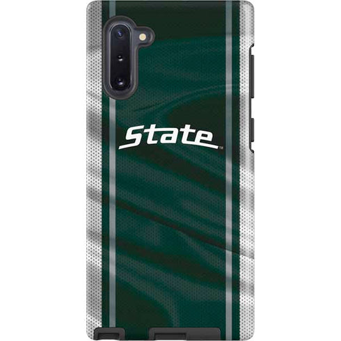 Michigan State University Jersey Grey Galaxy Cases
